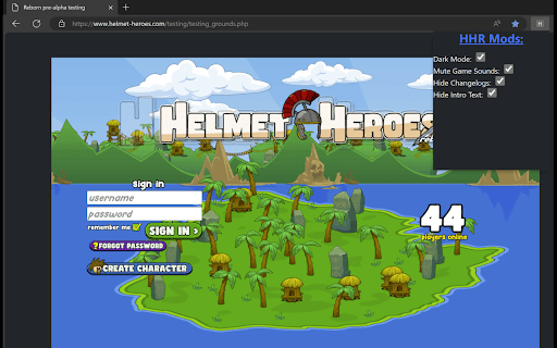 HHR Mods from Chrome web store to be run with OffiDocs Chromium online HHR Mods from Chrome web store to be run with OffiDocs Chromium online