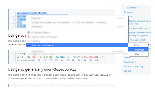 Highlight to Hilite.me from Chrome web store to be run with OffiDocs Chromium online Highlight to Hilite.me from Chrome web store to be run with OffiDocs Chromium online