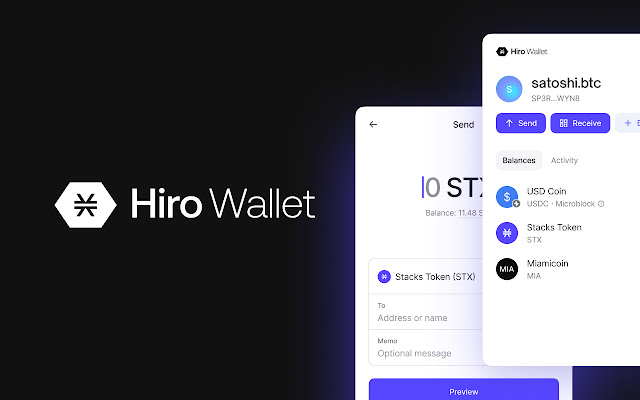 Hiro Wallet from Chrome web store to be run with OffiDocs Chromium online Hiro Wallet from Chrome web store to be run with OffiDocs Chromium online