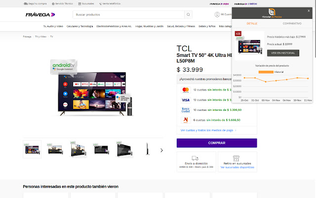 Historial de Precios from Chrome web store to be run with OffiDocs Chromium online Historial de Precios from Chrome web store to be run with OffiDocs Chromium online