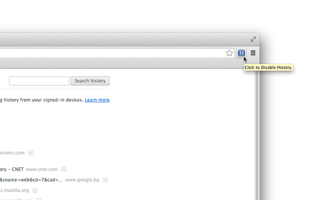 History On/Off from Chrome web store to be run with OffiDocs Chromium online History On/Off from Chrome web store to be run with OffiDocs Chromium online