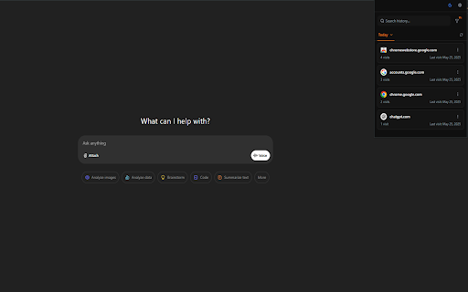 HistoryStore from Chrome web store to be run with OffiDocs Chromium online HistoryStore from Chrome web store to be run with OffiDocs Chromium online