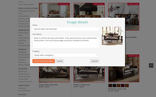 HomeDiary Clip It Button from Chrome web store to be run with OffiDocs Chromium online HomeDiary Clip It Button from Chrome web store to be run with OffiDocs Chromium online