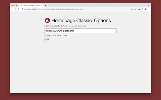 Homepage Classic from Chrome web store to be run with OffiDocs Chromium online Homepage Classic from Chrome web store to be run with OffiDocs Chromium online