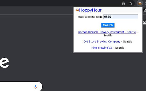HoppyHour from Chrome web store to be run with OffiDocs Chromium online HoppyHour from Chrome web store to be run with OffiDocs Chromium online