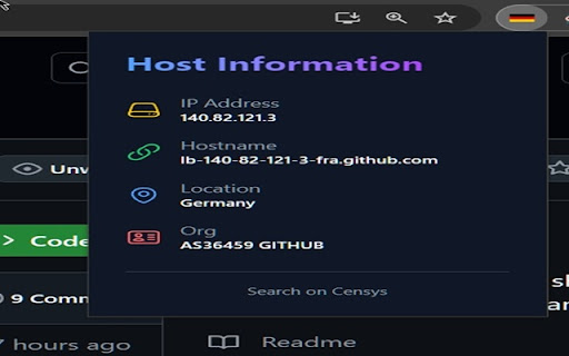 Hostinfo from Chrome web store to be run with OffiDocs Chromium online Hostinfo from Chrome web store to be run with OffiDocs Chromium online