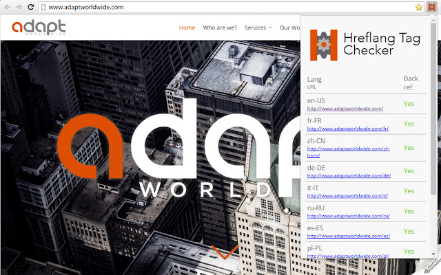 Hreflang Tag Checker from Chrome web store to be run with OffiDocs Chromium online Hreflang Tag Checker from Chrome web store to be run with OffiDocs Chromium online