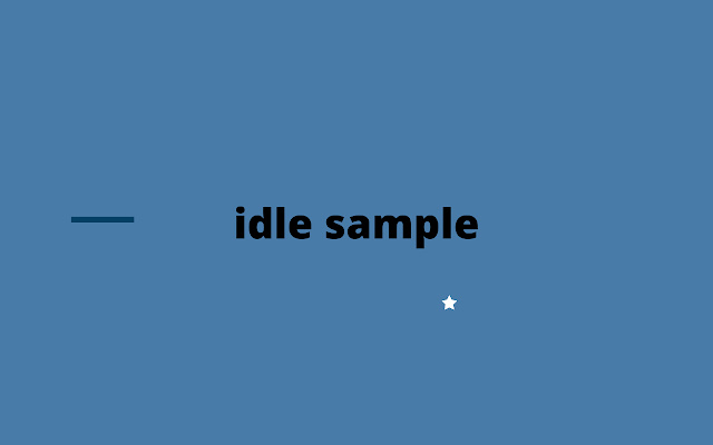 Idle Simple from Chrome web store to be run with OffiDocs Chromium online Idle Simple from Chrome web store to be run with OffiDocs Chromium online