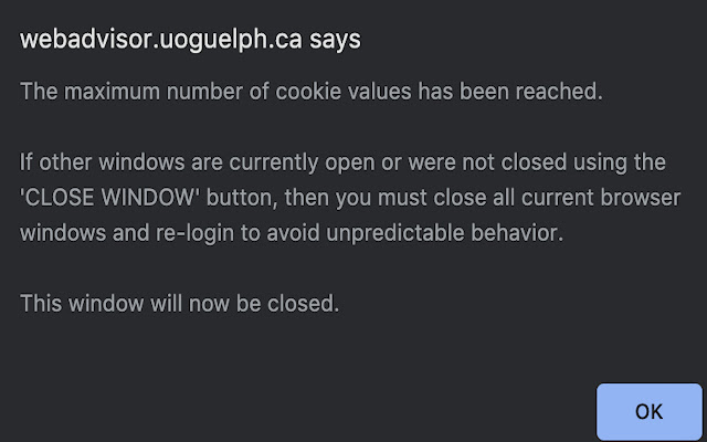 Ignore Webadvisor Cookie Limits from Chrome web store to be run with OffiDocs Chromium online Ignore Webadvisor Cookie Limits from Chrome web store to be run with OffiDocs Chromium online