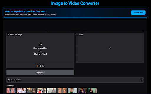 Image to Video Converter from Chrome web store to be run with OffiDocs Chromium online Image to Video Converter from Chrome web store to be run with OffiDocs Chromium online