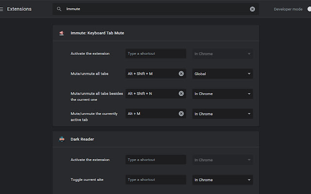 Immute: Mute Tabs via Keyboard from Chrome web store to be run with OffiDocs Chromium online Immute: Mute Tabs via Keyboard from Chrome web store to be run with OffiDocs Chromium online