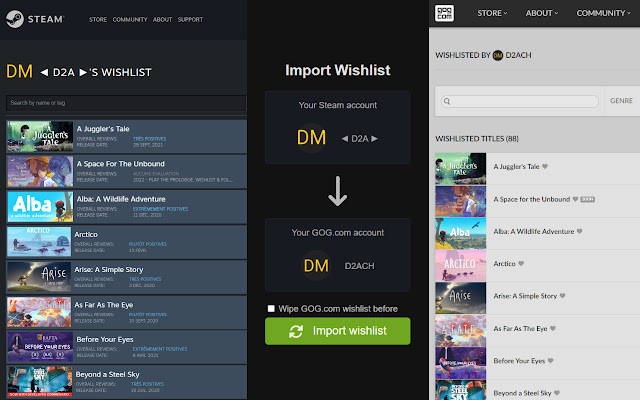 Import Wishlist from Chrome web store to be run with OffiDocs Chromium online Import Wishlist from Chrome web store to be run with OffiDocs Chromium online