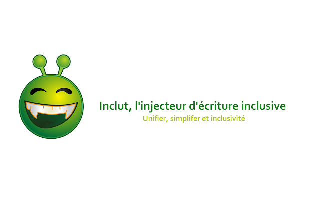 Inclut Injecteur décriture inclusive from Chrome web store to be run with OffiDocs Chromium online Inclut Injecteur décriture inclusive from Chrome web store to be run with OffiDocs Chromium online