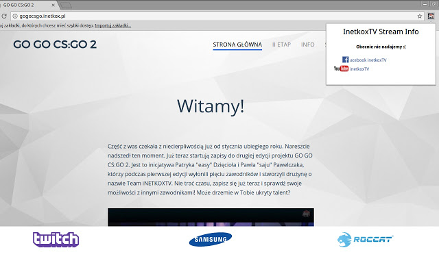 INET_EASY Stream Notifier from Chrome web store to be run with OffiDocs Chromium online INET_EASY Stream Notifier from Chrome web store to be run with OffiDocs Chromium online