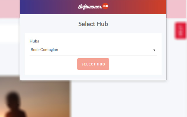 Influencer HUB from Chrome web store to be run with OffiDocs Chromium online Influencer HUB from Chrome web store to be run with OffiDocs Chromium online