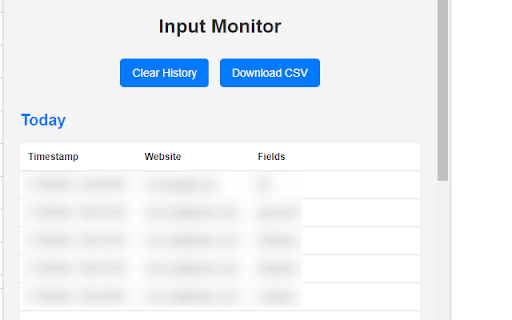 Input Monitor from Chrome web store to be run with OffiDocs Chromium online Input Monitor from Chrome web store to be run with OffiDocs Chromium online