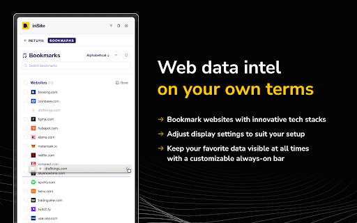 InSite by Dataprovider.com from Chrome web store to be run with OffiDocs Chromium online InSite by Dataprovider.com from Chrome web store to be run with OffiDocs Chromium online