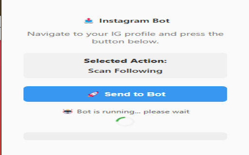Instagram Bot Cookie Sender from Chrome web store to be run with OffiDocs Chromium online Instagram Bot Cookie Sender from Chrome web store to be run with OffiDocs Chromium online