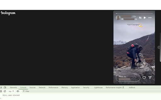 Instagram Story Seen Hider from Chrome web store to be run with OffiDocs Chromium online Instagram Story Seen Hider from Chrome web store to be run with OffiDocs Chromium online