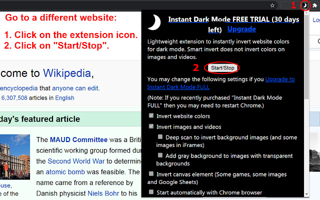 Instant Dark Mode from Chrome web store to be run with OffiDocs Chromium online Instant Dark Mode from Chrome web store to be run with OffiDocs Chromium online