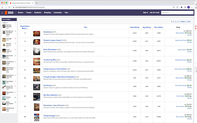Interface enhancer for BGG from Chrome web store to be run with OffiDocs Chromium online Interface enhancer for BGG from Chrome web store to be run with OffiDocs Chromium online