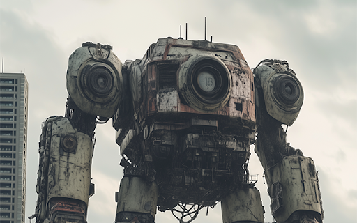 Interface Robot Geant Sur Fond De Ciel Sombre A Coflix from Chrome web store to be run with OffiDocs Chromium online Interface Robot Geant Sur Fond De Ciel Sombre A Coflix from Chrome web store to be run with OffiDocs Chromium online