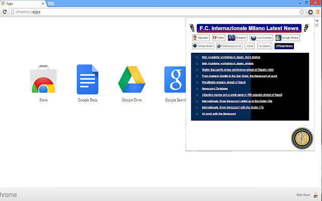 Inter Milan News App from Chrome web store to be run with OffiDocs Chromium online Inter Milan News App from Chrome web store to be run with OffiDocs Chromium online