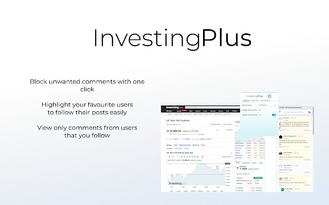 Investing Plus from Chrome web store to be run with OffiDocs Chromium online Investing Plus from Chrome web store to be run with OffiDocs Chromium online