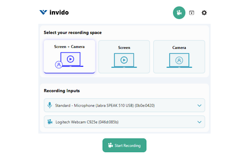 Invido Webcam Screen Recorder from Chrome web store to be run with OffiDocs Chromium online Invido Webcam Screen Recorder from Chrome web store to be run with OffiDocs Chromium online