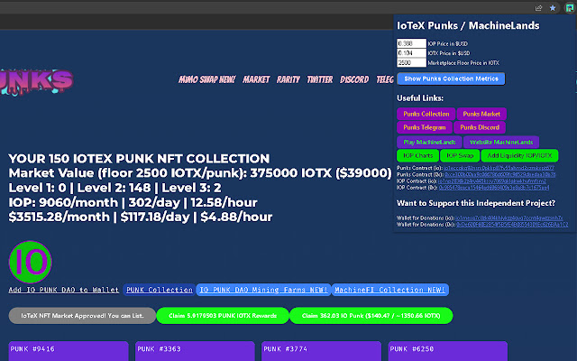 IoTeX Punks UI Utility from Chrome web store to be run with OffiDocs Chromium online IoTeX Punks UI Utility from Chrome web store to be run with OffiDocs Chromium online