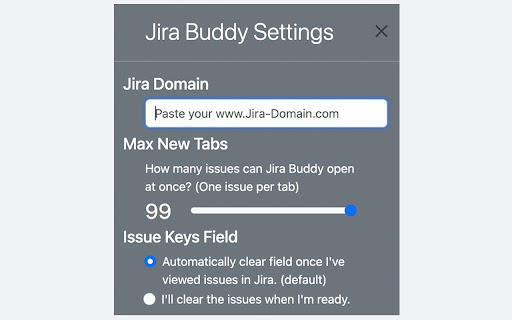 Jira Buddy from Chrome web store to be run with OffiDocs Chromium online Jira Buddy from Chrome web store to be run with OffiDocs Chromium online