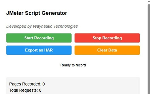 JMeter Script Generator from Chrome web store to be run with OffiDocs Chromium online JMeter Script Generator from Chrome web store to be run with OffiDocs Chromium online