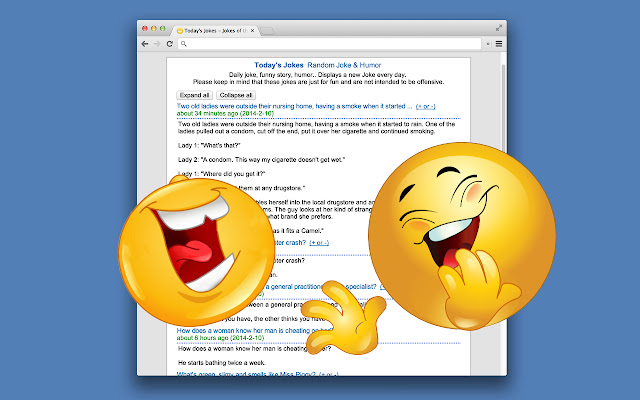 Jokes of the Day from Chrome web store to be run with OffiDocs Chromium online Jokes of the Day from Chrome web store to be run with OffiDocs Chromium online