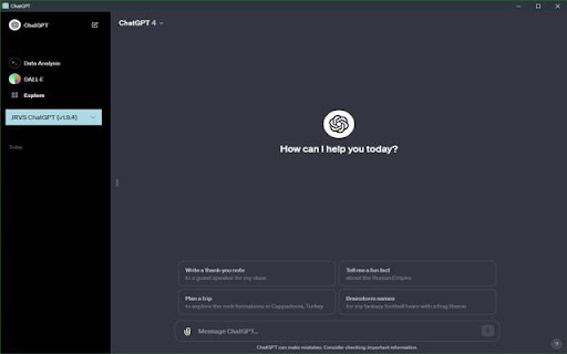 JRVS ChatGPT from Chrome web store to be run with OffiDocs Chromium online JRVS ChatGPT from Chrome web store to be run with OffiDocs Chromium online