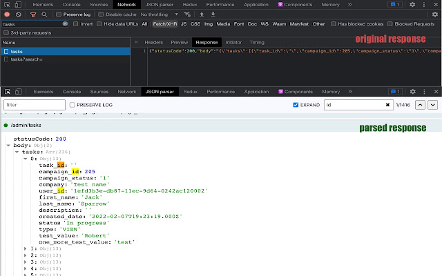 JSON Response Viewer from Chrome web store to be run with OffiDocs Chromium online JSON Response Viewer from Chrome web store to be run with OffiDocs Chromium online