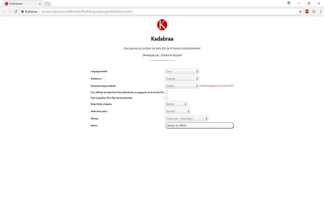 Kadabraa from Chrome web store to be run with OffiDocs Chromium online Kadabraa from Chrome web store to be run with OffiDocs Chromium online