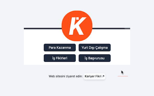 Kariyer Fikri from Chrome web store to be run with OffiDocs Chromium online Kariyer Fikri from Chrome web store to be run with OffiDocs Chromium online