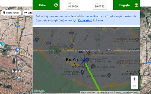 Kıble Yönü from Chrome web store to be run with OffiDocs Chromium online Kıble Yönü from Chrome web store to be run with OffiDocs Chromium online