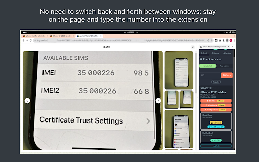 Kelpom IMEI Verification Services from Chrome web store to be run with OffiDocs Chromium online Kelpom IMEI Verification Services from Chrome web store to be run with OffiDocs Chromium online
