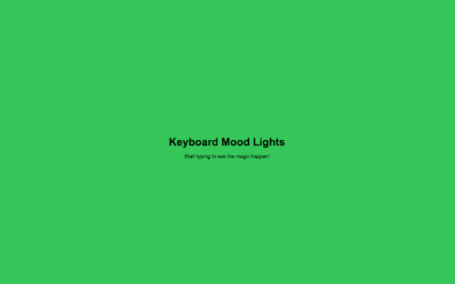 Keyboard Mood Lights from Chrome web store to be run with OffiDocs Chromium online Keyboard Mood Lights from Chrome web store to be run with OffiDocs Chromium online