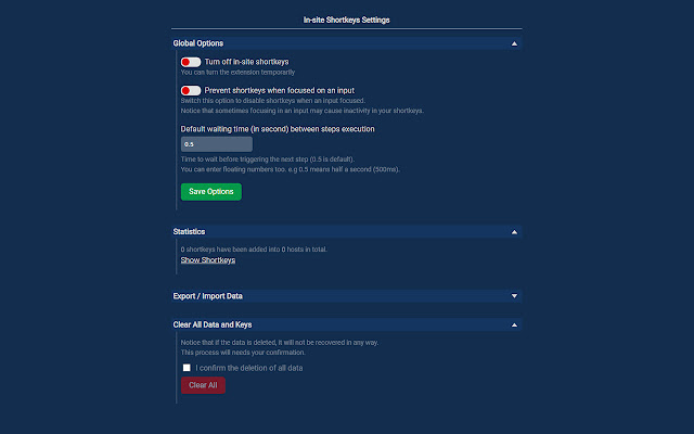 Keyboard Shortcuts for Websites from Chrome web store to be run with OffiDocs Chromium online Keyboard Shortcuts for Websites from Chrome web store to be run with OffiDocs Chromium online