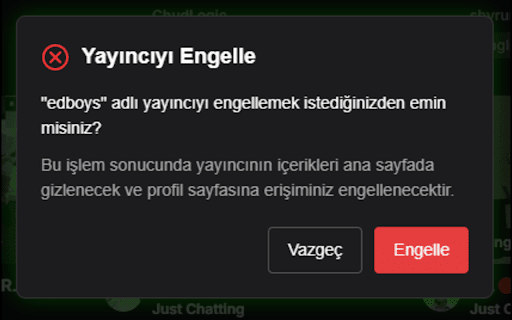 Kick Engelleyici from Chrome web store to be run with OffiDocs Chromium online Kick Engelleyici from Chrome web store to be run with OffiDocs Chromium online