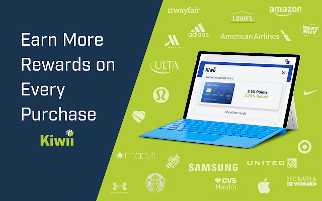 Kiwii: Credit Card Rewards Simplified from Chrome web store to be run with OffiDocs Chromium online Kiwii: Credit Card Rewards Simplified from Chrome web store to be run with OffiDocs Chromium online