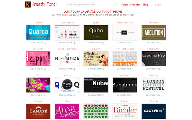 Kreativ Font from Chrome web store to be run with OffiDocs Chromium online Kreativ Font from Chrome web store to be run with OffiDocs Chromium online