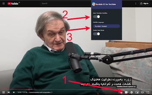 Kurdish CC for Youtube from Chrome web store to be run with OffiDocs Chromium online Kurdish CC for Youtube from Chrome web store to be run with OffiDocs Chromium online