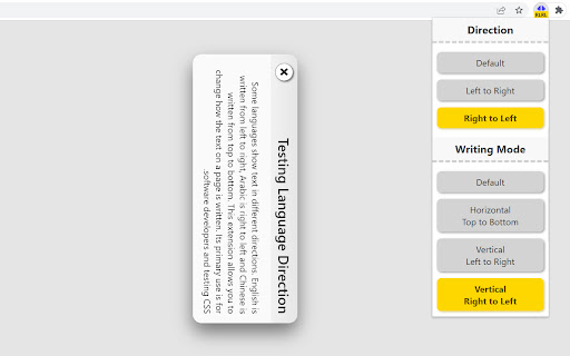 Language Direction from Chrome web store to be run with OffiDocs Chromium online Language Direction from Chrome web store to be run with OffiDocs Chromium online