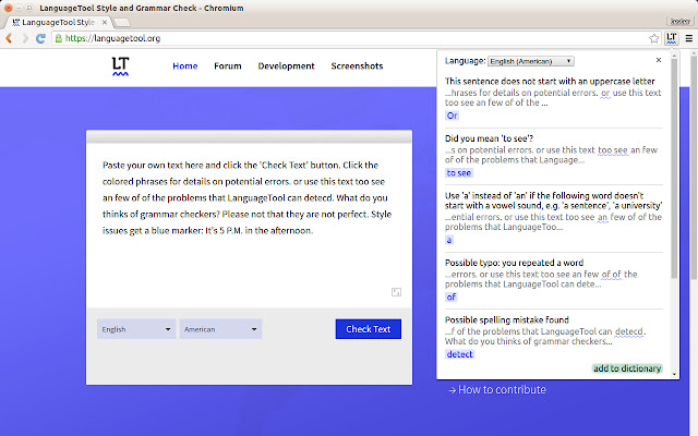 LanguageTool (old version) from Chrome web store to be run with OffiDocs Chromium online LanguageTool (old version) from Chrome web store to be run with OffiDocs Chromium online