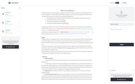 LastCheck – AI Legal Document Redlining Assistant from Chrome web store to be run with OffiDocs Chromium online LastCheck – AI Legal Document Redlining Assistant from Chrome web store to be run with OffiDocs Chromium online