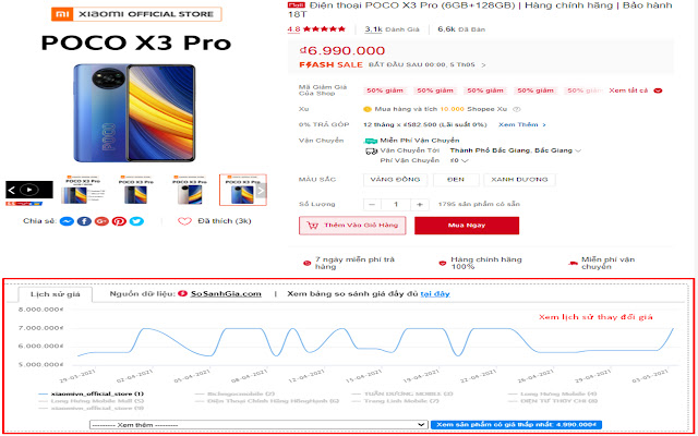 Lịch sử giá 2 from Chrome web store to be run with OffiDocs Chromium online Lịch sử giá 2 from Chrome web store to be run with OffiDocs Chromium online