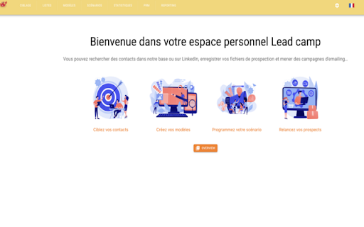 Lead camp from Chrome web store to be run with OffiDocs Chromium online Lead camp from Chrome web store to be run with OffiDocs Chromium online